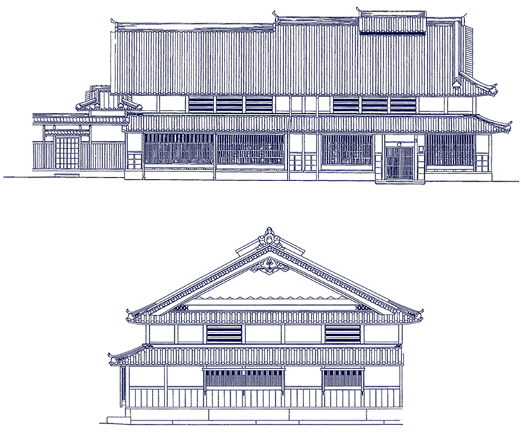 鞠垣の細部